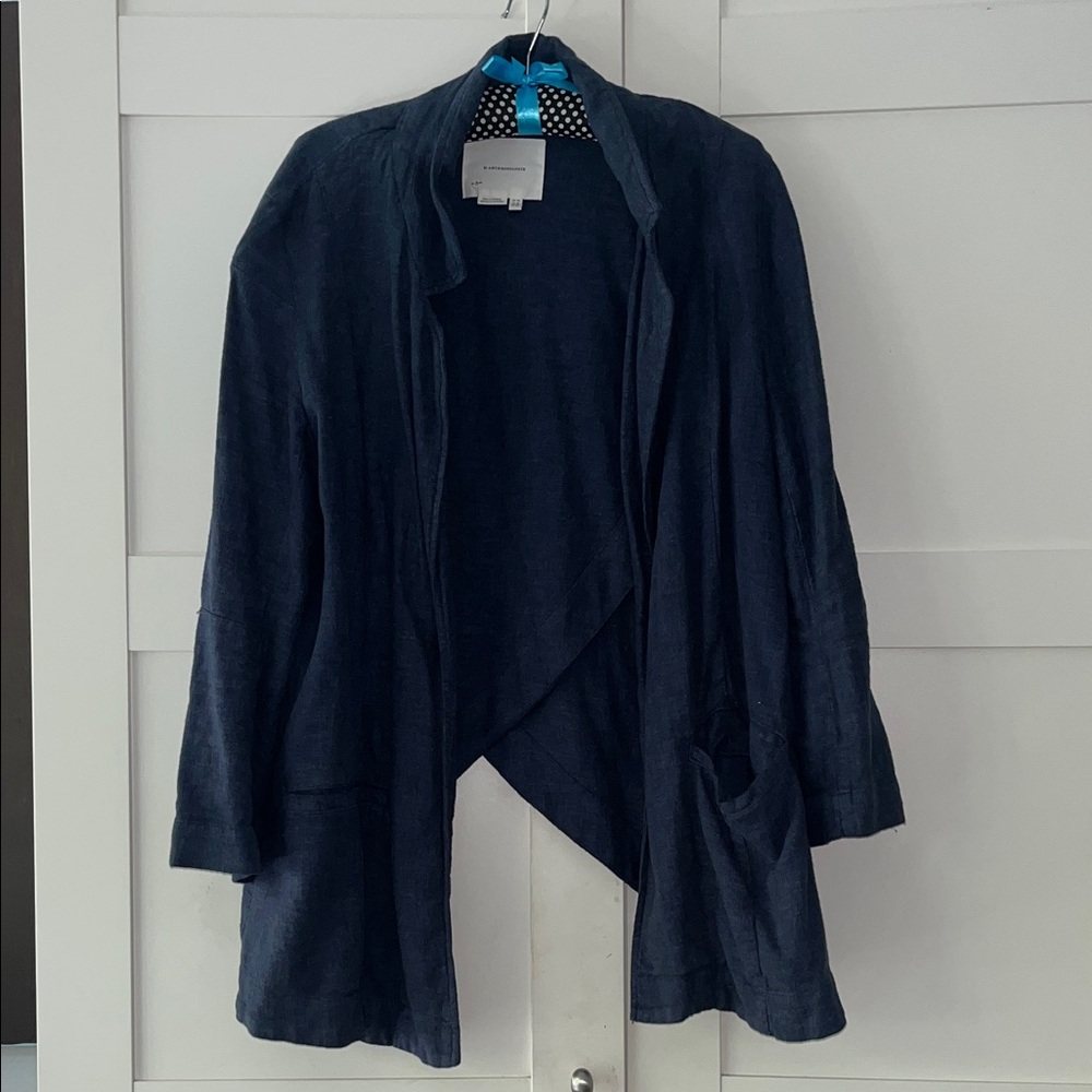 Anthropologie Soft Navy Blazer